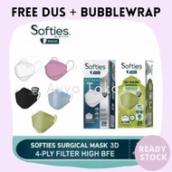 (N) Softies 3D mask Surgical 4 ply|Softies 3D JAPAN|Masker evo