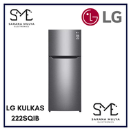 LG KULKAS 2 PINTU 222 SQIB - LEMARI ES 2 PINTU TANPA BUNGA ES 225L