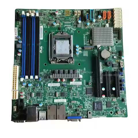 MBD-X11SSH-F X11SH-F LGA 1151 C236 IPMI 2.0 DDR4 server M-ATX board with bracket, NAS motherboard in