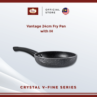 Vantage Crystal V-Fine 24cm Non-Stick Frying Pan with IH (24cm/1.3L)_suit to all cooker