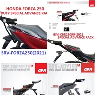 GIVI HONDA ADV150 VARIO150 CBR150R (21) CBR250RR (21) FORZA 250(21)SPECIAL ADVANCE HEAVY DUTY RACK T