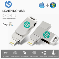 HP OTG USB Flash Drive 256GB 512GB 1TB OTG Pen Drive External Storage Devices for iPhone14/13/12/11/X/8/7/6 Usb Stick Pendrive