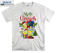 SG Merry Christmas The Simpsons T-Shirt Hoodie Kids Child Tote Bag Tshirt S-M-L-Xl-Xxl-3Xl-4Xl-5Xl G