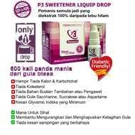 P3 SWEETENER LIQUID DROP | NATURAL SWEETENER | P3 PERMANIS GANTIAN SEMULAJADI (6 BOTTLE X 10ML)Diabe