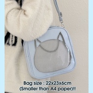 SG Cat Bag Ita Bag Insert Backpack Cute Bag Crossbody Bag Japanese bag Itabag Genshin Impact Bag Tra