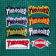 THRASHER MAGAZINE STICKER PACK, THRASHER LOGO, SKATE BRAND STICKER