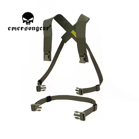 EMERSONGEAR D3CRM Chest Rig X-harness Kit Tactical Vest Back Chest Strap Training Carrying system Pa