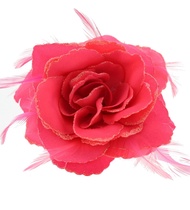 Topkids Accessories Rose Flower Hair Clip Hairband Floral Corsage Fascinator Hair Band Aligator Beak