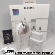Charger Adaptor Samsung 25W Super Fast Charging For A33 A53 A73 Original Kabel C To C