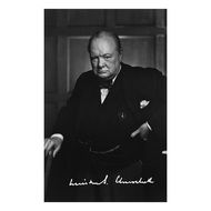 Winston Churchill Art Silk Poster Print 24x36inch 0817