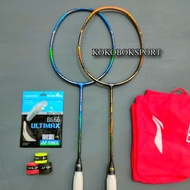 Newest LINING AIRSTREAM N99 BADMINTON RACKET 32 LBS READY TO USE FREE BAG AND