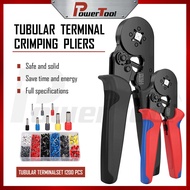 1200 Piece Barrel Crimping Pliers Set 0.25-6 Tubular Terminal Crimping Tool Wire Terminal Connector 