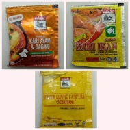 Rempah Adabi 24g Kari Ayam dan daging/ Kari Ikan/ Serbuk Kunyit