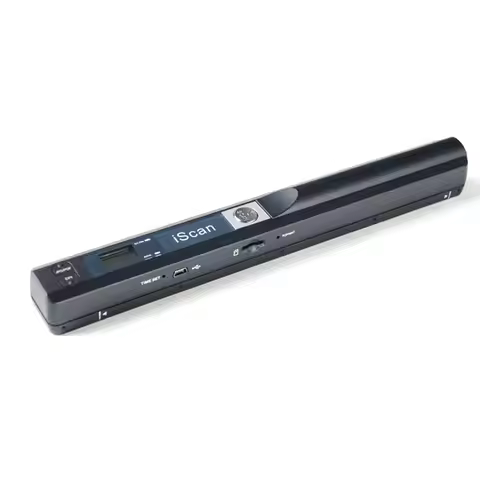 Portable Scanner 900DPI Handheld A4 Document Scanner LCD Display Supports JPG/PDF Formats Ideal For 