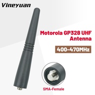 【TX-27】1PCS Whip UHF 400-470mHz 9CM Antenna for Potable Radio Spirit MU21CV MU22CVS GP328 GP338 SP50