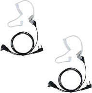 Caroo Covert Acoustic Tube Earpiece Headset with PTT Mic Compatible with Baofeng UV-5R BF-888S BF-F8