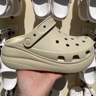 Crocs Crush Clog Crush Clog รองเท้าสตรีชายหาดสีขาว