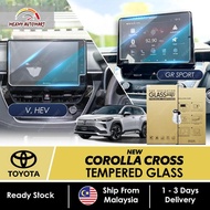TOYOTA COROLLA CROSS FACELIFT 2025 Tempered Glass Screen Protector Infotainment Navigator Accessorie