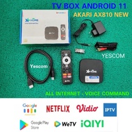 PROMO TERBATAS TV BOX XL HOME AX810 BARU / ANDROID 11