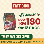 Tenom FattChoi Coffee - 2 in 1 Coffee Mixture Bags 1 CARTON