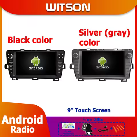 WITSON 9" CarPlay Car Radio Multimedia Player Only fit LHD For TOYOTA PRIUS XW30 2009-2013 Bluetooth