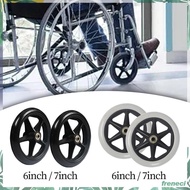 [Freneci] 2x Wheelchair Replacement Wheels Replaces Solid Tire for Wheelchair Walkers