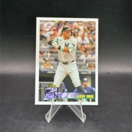 2025 Topps Archives 199 Aaron Judge 1996 Design New York Yankees-NM