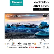 HISENSE 65 นิ้ว 65E7F UHD 4K ANDROID TV ปี 2020 สินค้า Clearance