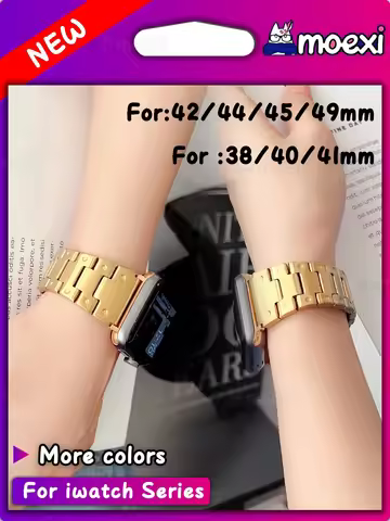 Steel strap for Apple Watch Ultra 2 49mm HK9 Pro Max DT8 S9 45 44 42 38 40 41mm Smart Watch Metal St