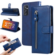 XICCI For Samsung A51 4G/A71 4G/A51 5G/A71 5G/A13 5G/A81/A91 Phone Case Zipper Wallet Bag Card Slots