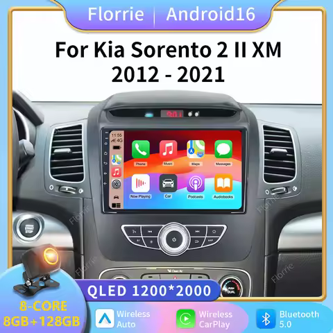 Android 16 2din Stereo autoraido For Kia Sorento 2 II XM 2012 - 2021 Car Multimedia Navigation GPS C