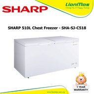 SHARP 510L Chest Freezer - SHA-SJ-C518