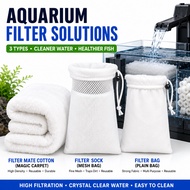 Aquarium Filter Bag Magic Filter Sock Fish Tank Filter Media Bag Reusable Fine Mesh Filter Cotton Ba