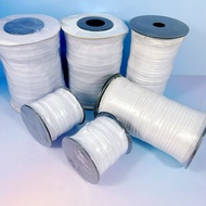 1 Roll Elastic White Garter Band High Elasticity Crochet Braided Soft String Clothing Accessories El