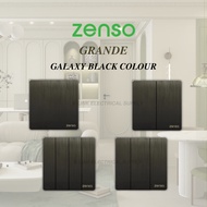 [SIRIM] ZENSO SWITCH - GRANDE GALAXY BLACK SWITCHES & SOCKETS