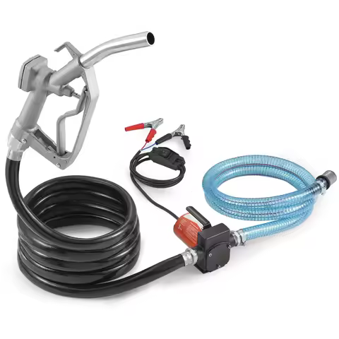 SucceBuy Fuel Transfer Pump 12V DC 5GPM / 8GPM / 12GPM Portable Type Electric Diesel Transfer Pump f
