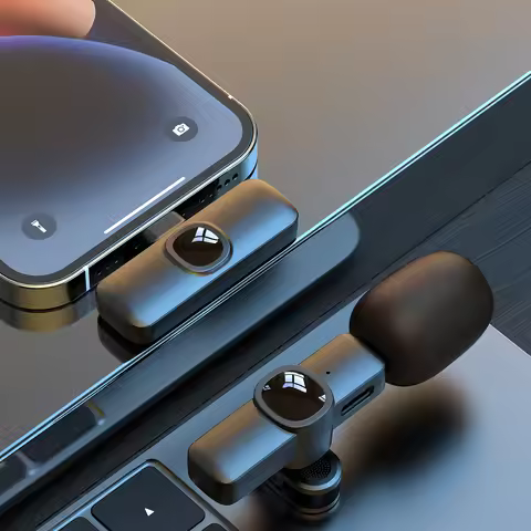 The new J 1 one-pull two radio microphone wireless collar microphone mobile phone recording vlog col