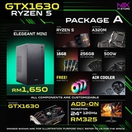 INTEL RYZEN i3 i5 i7 RX580 GTX 1660 RTX 3050 3060 5050 5060 BAJET GAMING STREAMING EDITING COMPUTER 