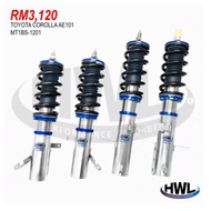 HWL MT1BS Toyota Corolla AE92 AE100 AE101 AE111 Adjustable Suspension / Coilover