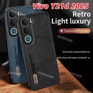 Vivo Y21d 2025 Luxury Leather Casing For Vivo Y21d Y21d VivoY21d Y21d Y21 d Y 21d Y21d 4G 5G 2025 Fa