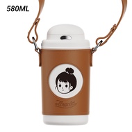 Zowoki X8 Thermos Drinking Bottle with Straw (580ml)