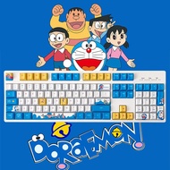 PBT Keycap 104 98 87 84 68 64 61 Keyboard Keycap Doraemon Pokemon Pikachu Mario Keycaps Anime โปเกมอน ปิกาจู โดเรม่อน แป้นพิมพ์ คีย์แคป ฝาครอบคีย์บอร์ด