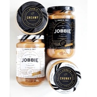 JOBBIE Chunky Peanut Butter / Mentega Kacang 380gm (86% Peanut / 100% Peanut)