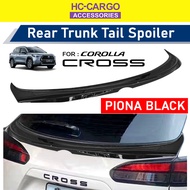 Hc Cargo Toyota Corolla Cross 2020 2021 Trunk Boot Door Spoiler ABS Plastic Carbon Fiber