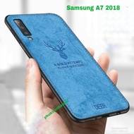 Samsung A7 2018 Shockproof deer fabric case with super beautiful high quality 3D printing