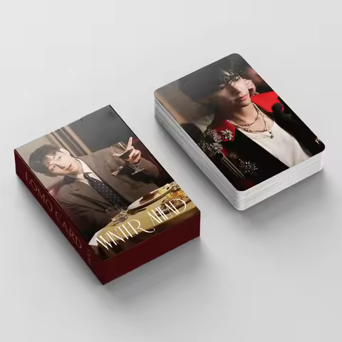 55pcs/Set Kpop TaeHyung Solo Album WINTER AHEAD Lomo Cards Idol HD Photo Cards for Fans To Collect C