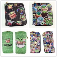 Baby Yoda Mandalorian Men Women Cartoon Zipper Plutonium Wallet Anime Cute Kids Wallets Wallets Zipper Wallets New Bags