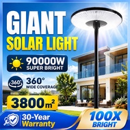⚡Buy 1 Take 1⚡UFO Solar Light Lampu Solar 90000W Outdoor Lighting Remote Control IP68 Waterproof