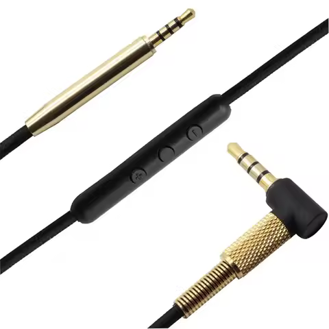 Replacement Audio Cable For AKG Y40 Y50 Y45 For CREATIVE LIVE2 JBL S700 For Bose QC25 OE2 QC35 Headp
