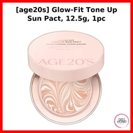 [age20s] Glow-Fit Tone Up Sun Pact, 12.5g, 1pc / Korean Tone Up Pact / Dewy Finish / 100% Genuine by